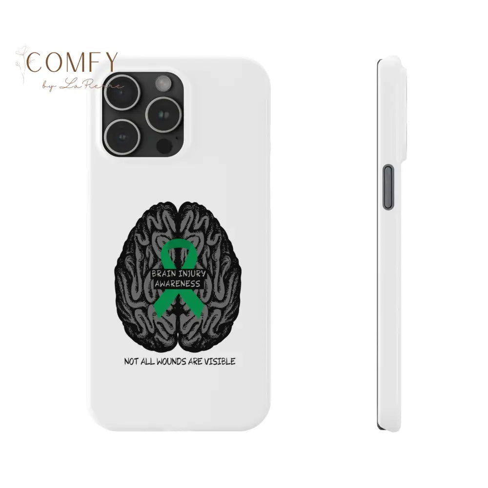 Brain Injury Awareness (TBI) Slim Phone Case iPhone 15 Pro Max Phone Case
