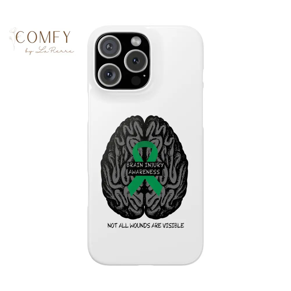 Brain Injury Awareness (TBI) Slim Phone Case iPhone 16 Pro Max Phone Case