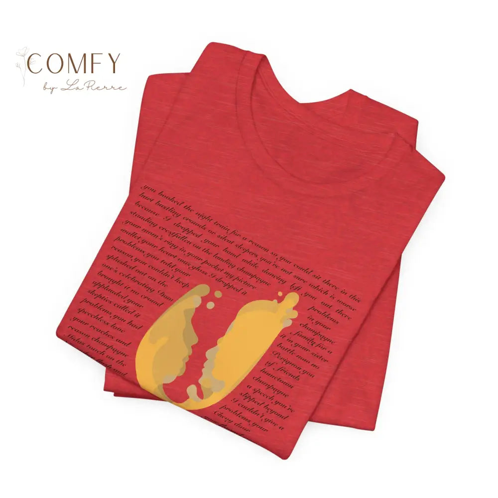 Champagne Problems shirt - Soft Unisex Jersey Short Sleeve Tee (S–3XL) T-Shirt