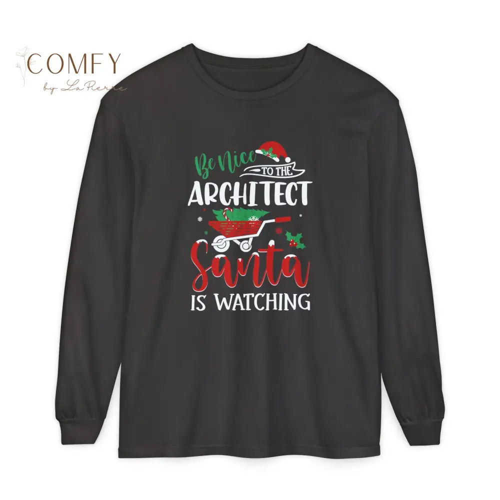 Christmas Architect Shirt • Holiday Architecture Long Sleeve Tee • Festive Designer & Builder Graphic Shirt • Unisex