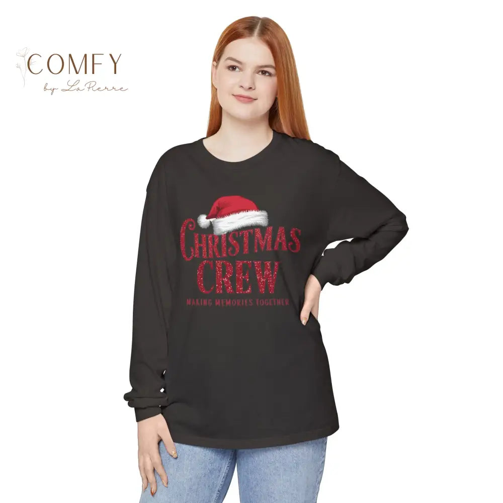 Christmas Crew Family Matching Shirts • Holiday Family Long Sleeve Tees • Festive Matching Christmas Outfits • Unisex