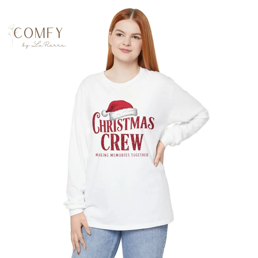 Christmas Crew Family Matching Shirts • Holiday Family Long Sleeve Tees • Festive Matching Christmas Outfits • Unisex