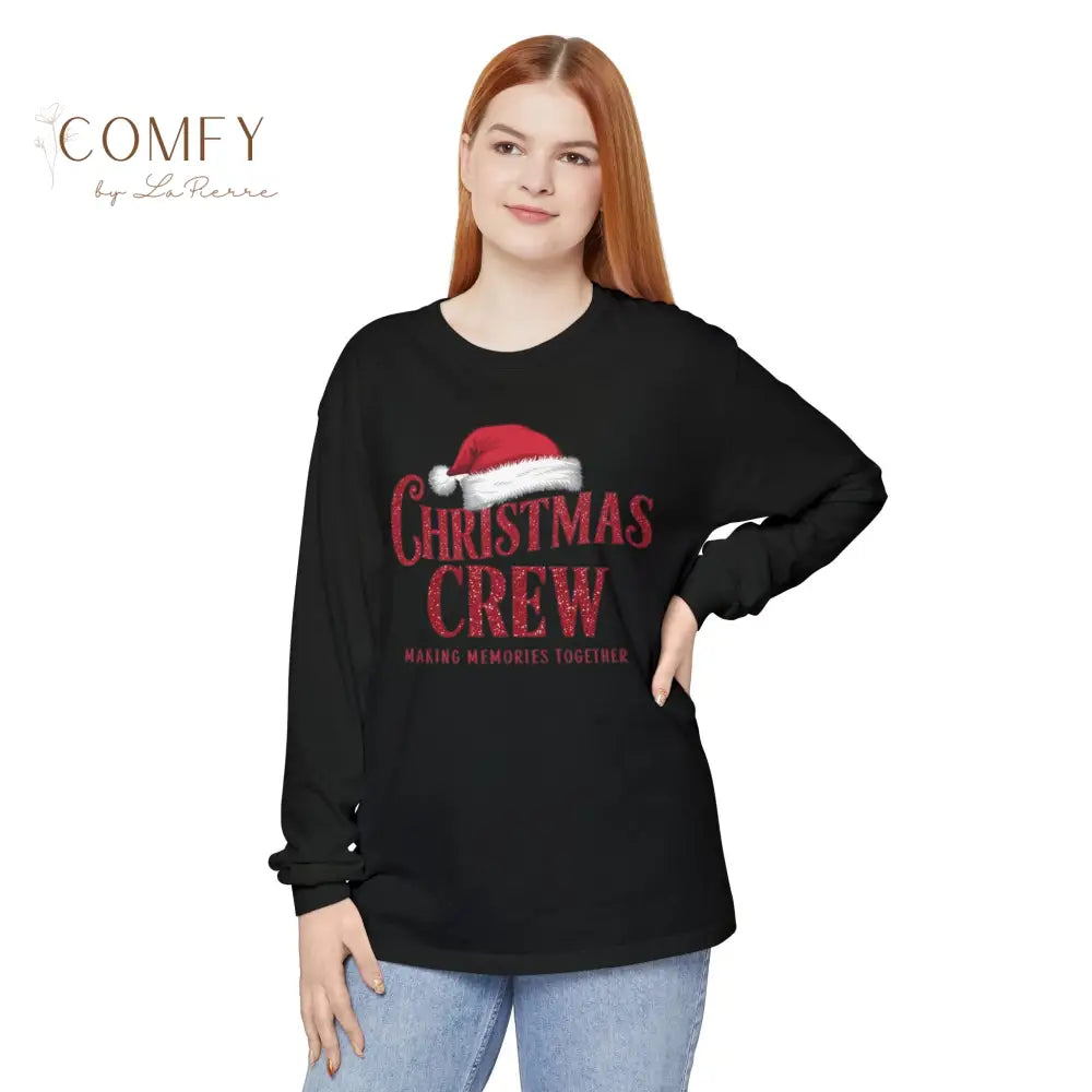 Christmas Crew Family Matching Shirts • Holiday Family Long Sleeve Tees • Festive Matching Christmas Outfits • Unisex