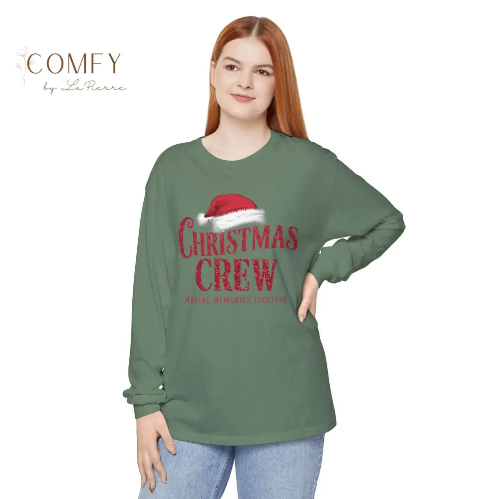 Christmas Crew Family Matching Shirts • Holiday Family Long Sleeve Tees • Festive Matching Christmas Outfits • Unisex