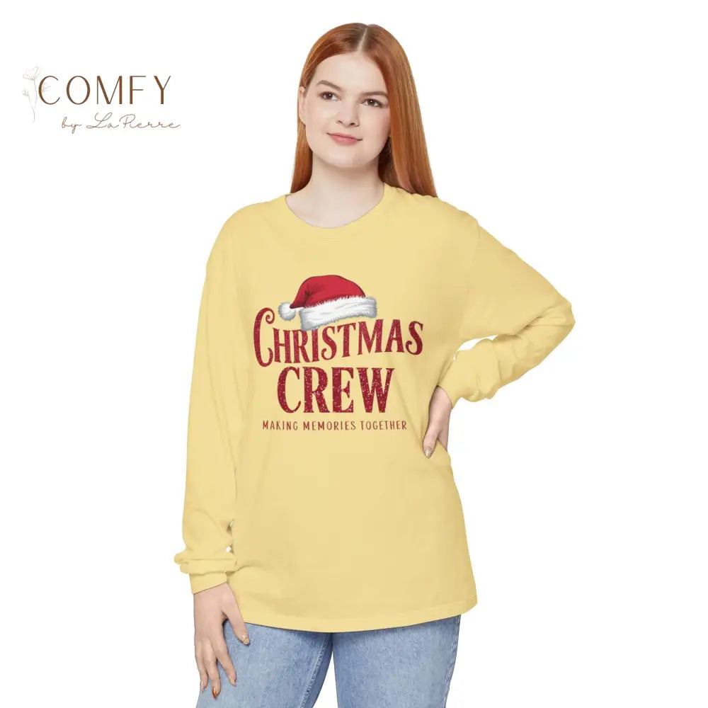 Christmas Crew Family Matching Shirts • Holiday Family Long Sleeve Tees • Festive Matching Christmas Outfits • Unisex