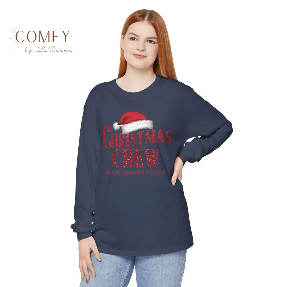 Christmas Crew Family Matching Shirts • Holiday Family Long Sleeve Tees • Festive Matching Christmas Outfits • Unisex