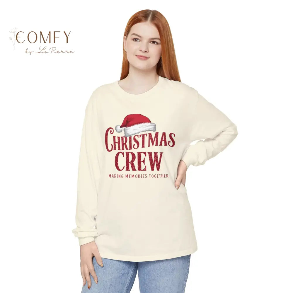 Christmas Crew Family Matching Shirts • Holiday Family Long Sleeve Tees • Festive Matching Christmas Outfits • Unisex