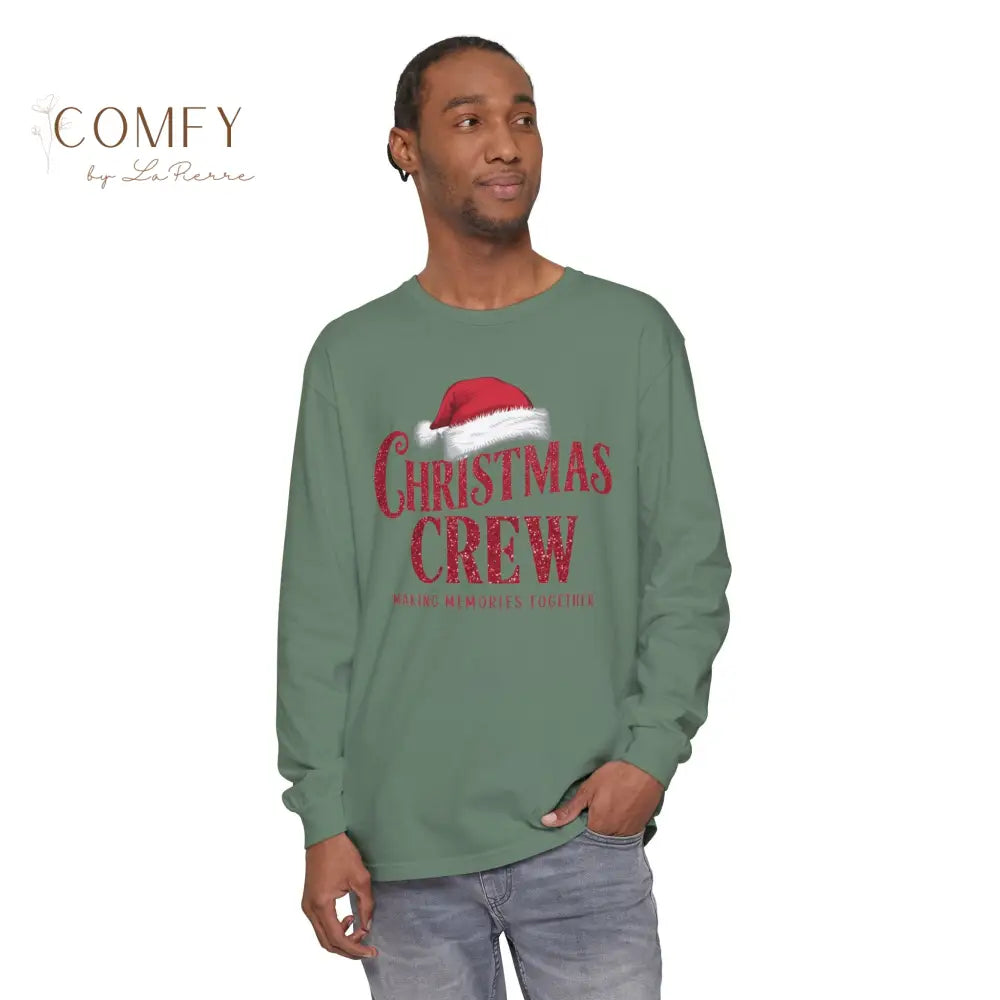 Christmas Crew Family Matching Shirts • Holiday Family Long Sleeve Tees • Festive Matching Christmas Outfits • Unisex