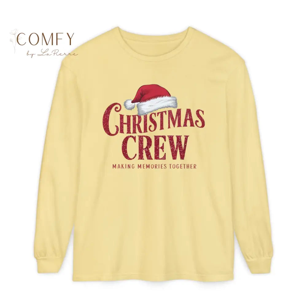 Christmas Crew Family Matching Shirts • Holiday Family Long Sleeve Tees • Festive Matching Christmas Outfits • Unisex