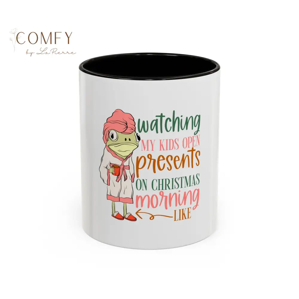 Christmas Morning Mug • “Watching My Kids Open Presents” Holiday Coffee Cup • Funny Mom Christmas Mug • Gift for Moms
