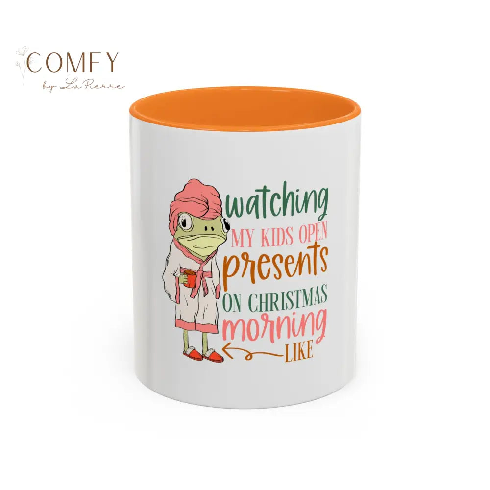 Christmas Morning Mug • “Watching My Kids Open Presents” Holiday Coffee Cup • Funny Mom Christmas Mug • Gift for Moms