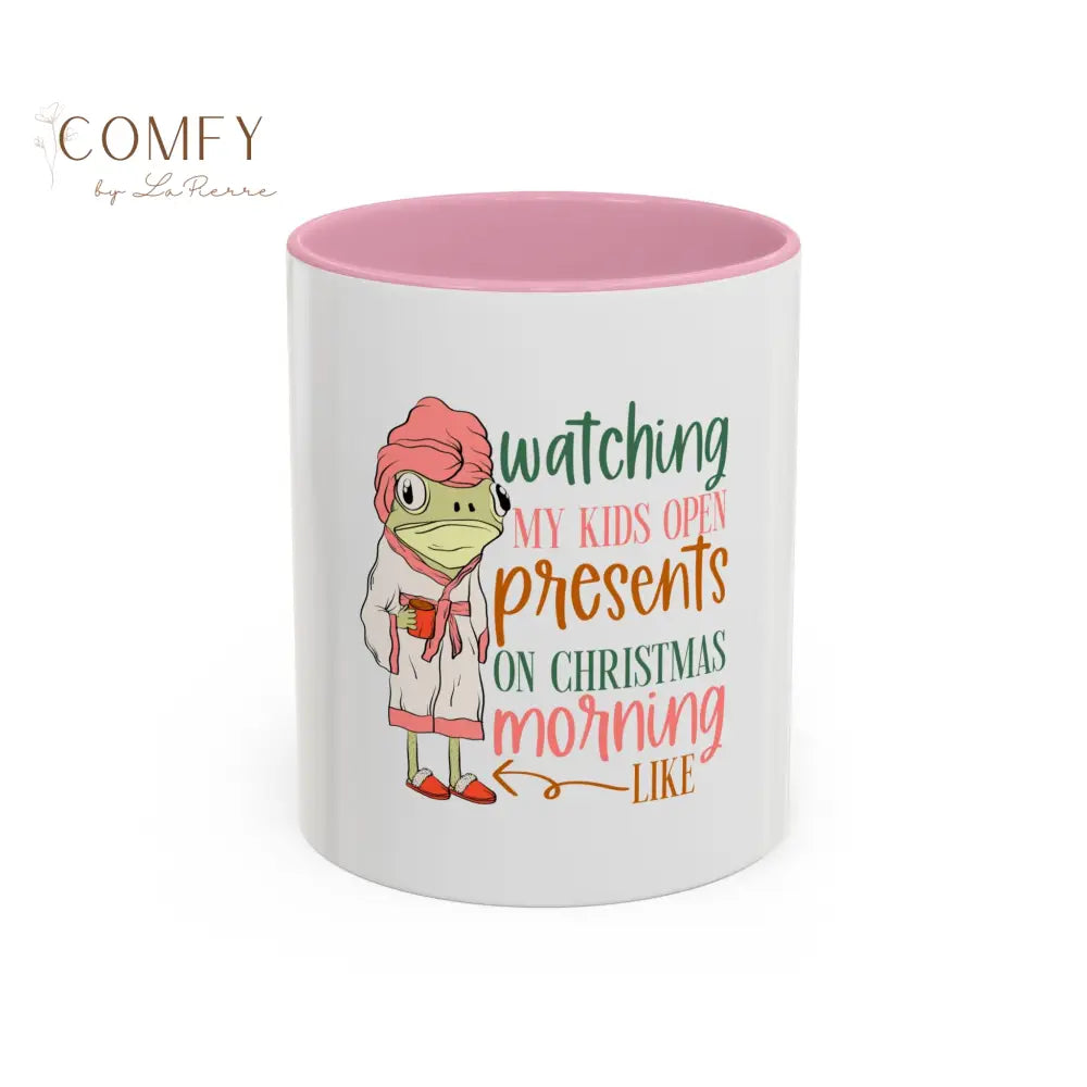 Christmas Morning Mug • “Watching My Kids Open Presents” Holiday Coffee Cup • Funny Mom Christmas Mug • Gift for Moms