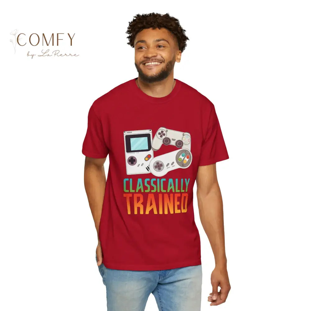 Classically Trained Gamer T-Shirt — Retro Game Console Graphic Tee (S-4XL) T-Shirt