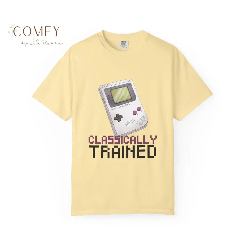 Classically Trained Retro Video Game T-Shirt — Gamer Nostalgia Tee Banana / S T-Shirt