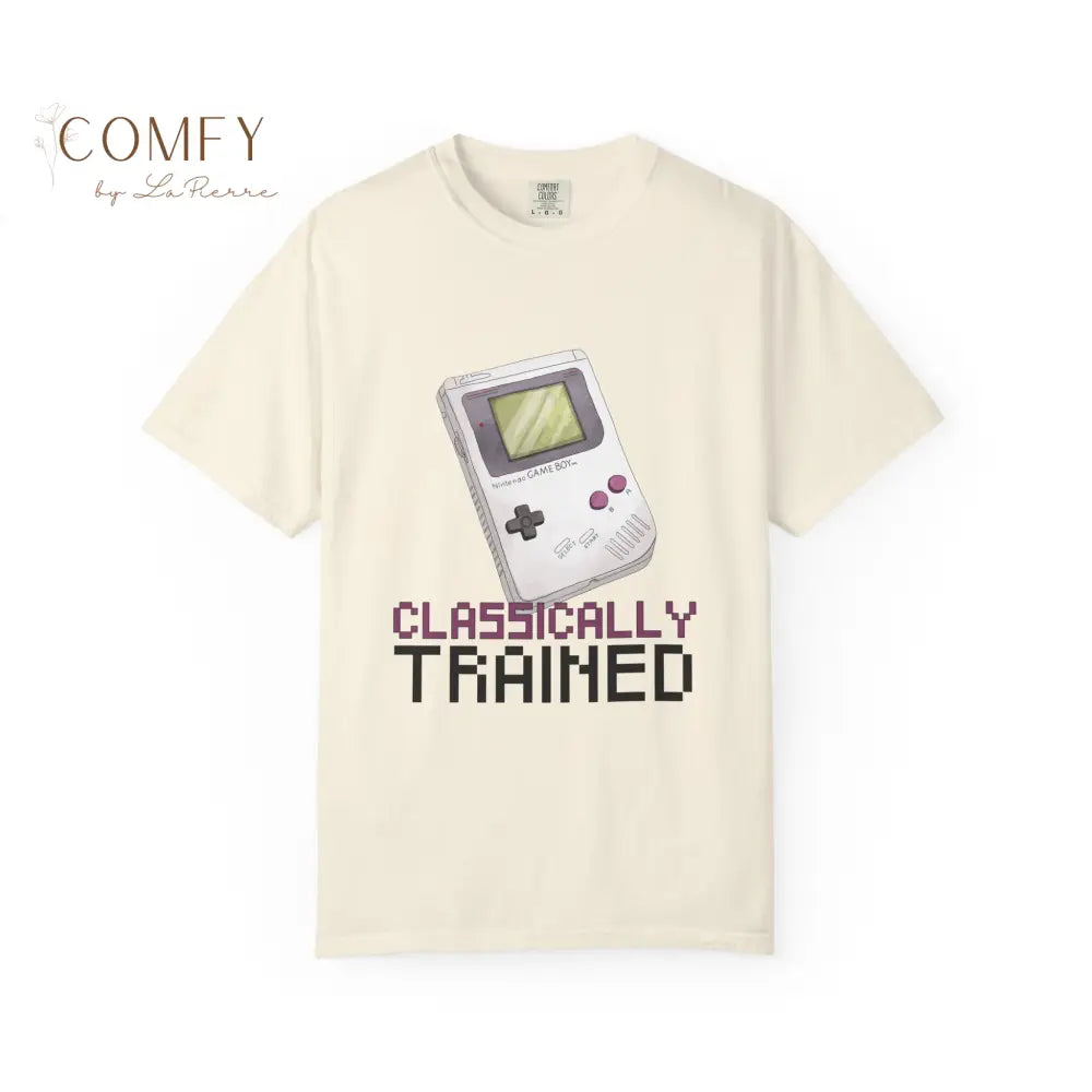 Classically Trained Retro Video Game T-Shirt — Gamer Nostalgia Tee Ivory / S T-Shirt
