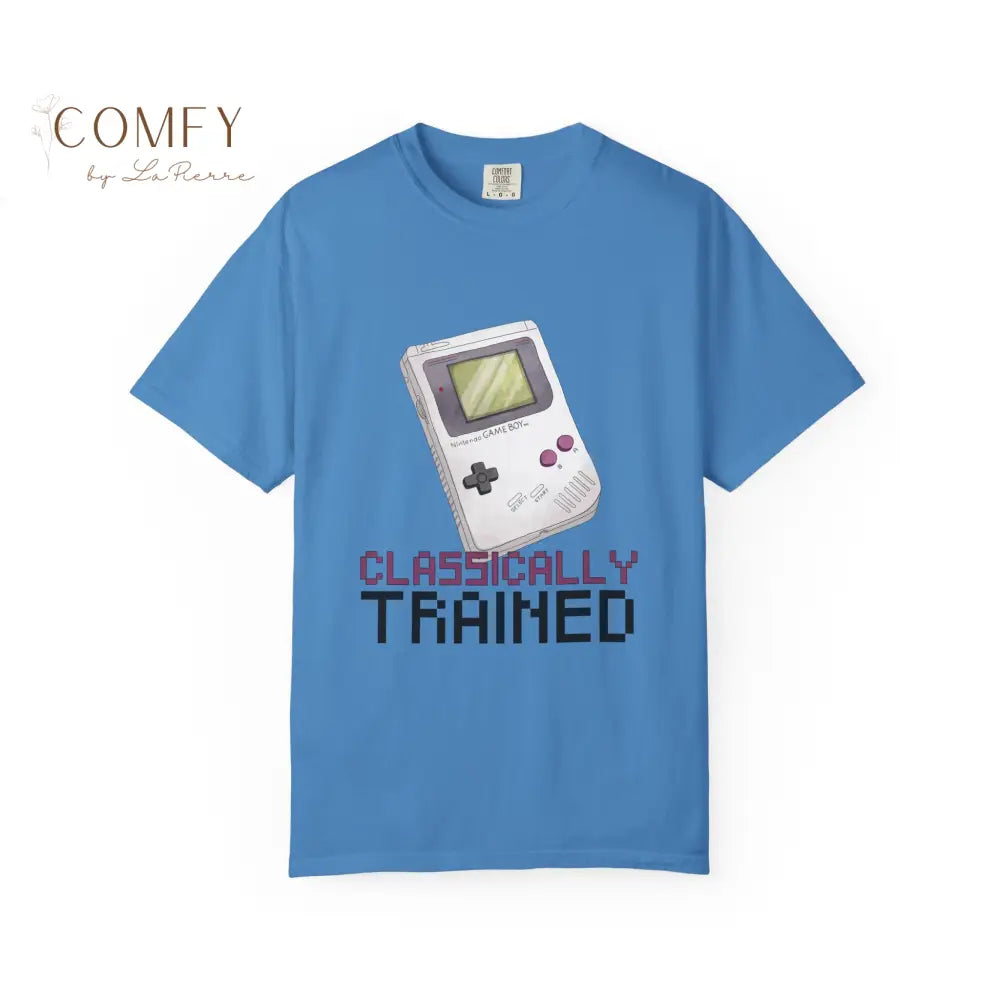 Classically Trained Retro Video Game T-Shirt — Gamer Nostalgia Tee Royal Caribe / S T-Shirt