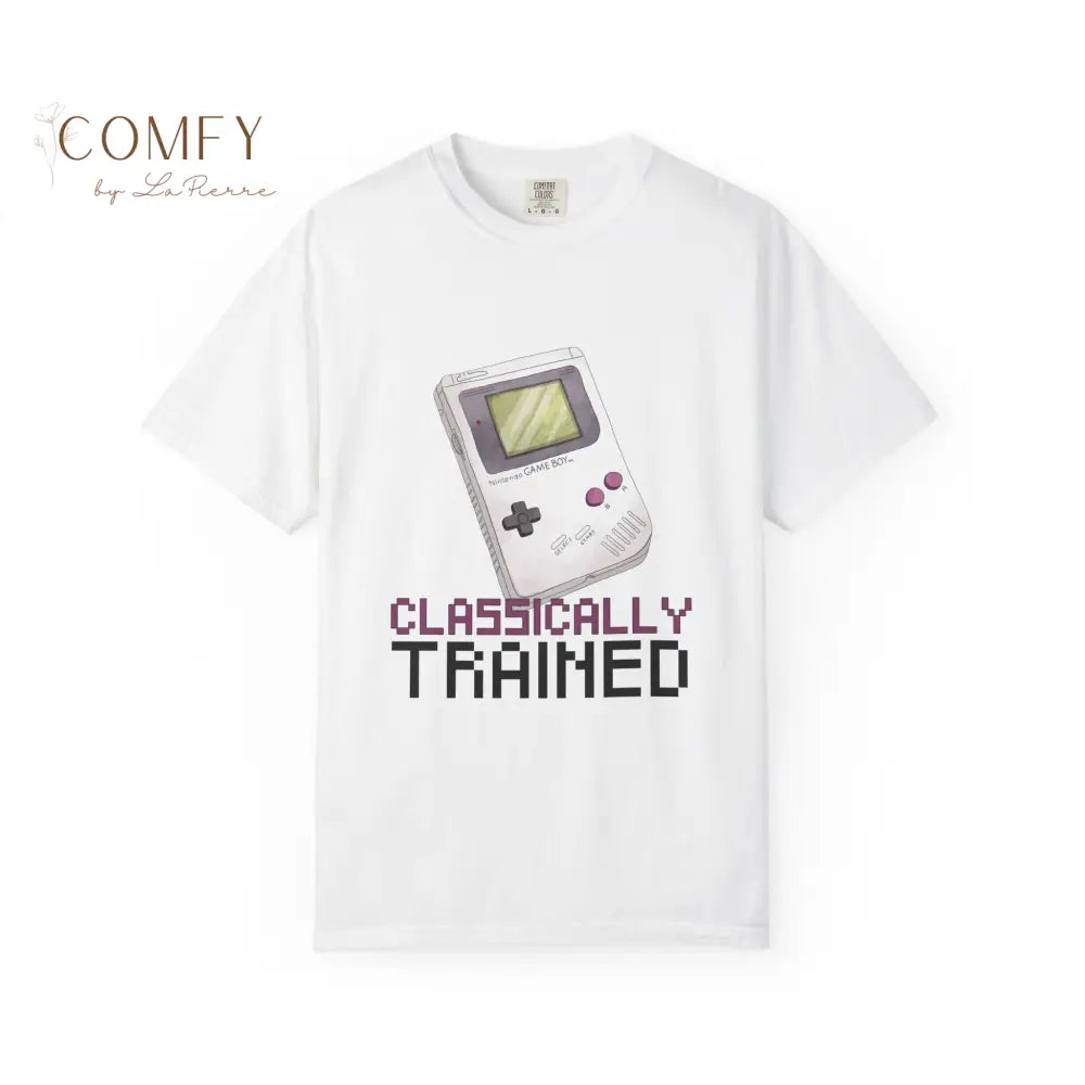 Classically Trained Retro Video Game T-Shirt — Gamer Nostalgia Tee White / S T-Shirt
