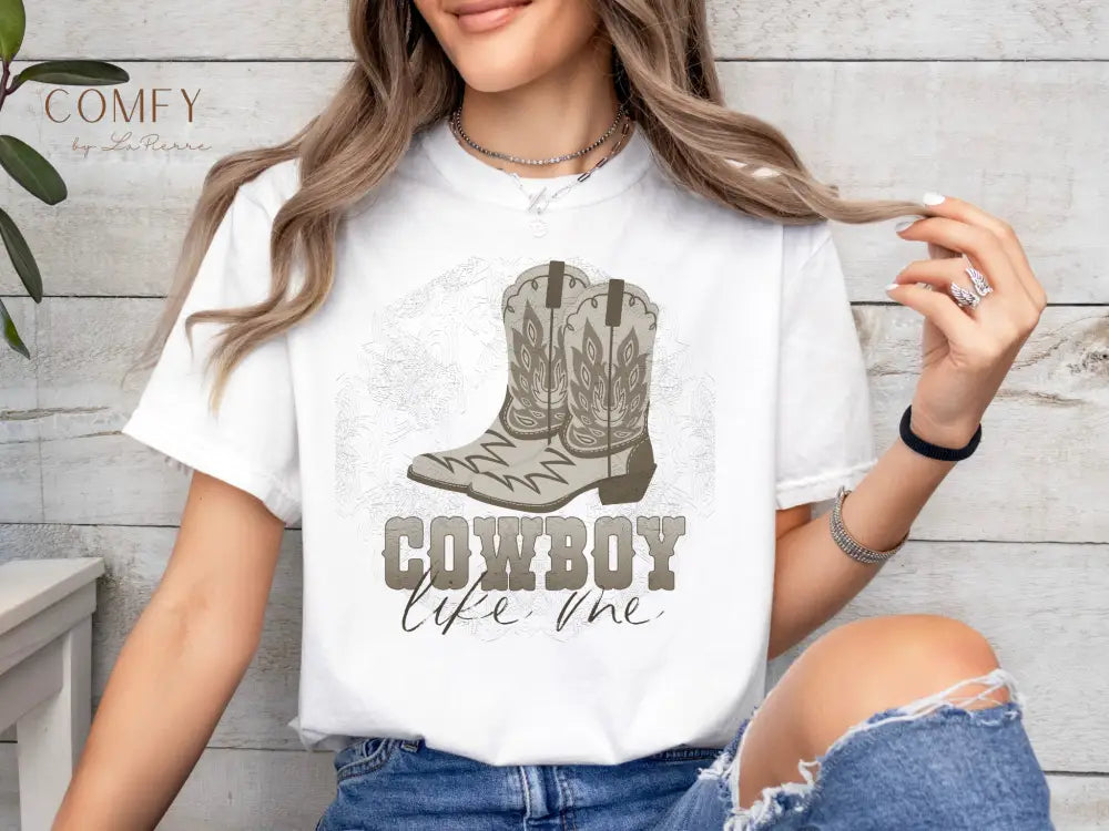 Cowboy Like Me-Inspired Western Tee • Moody Country Aesthetic Shirt • Unisex Jersey Short Sleeve T-Shirt (XS–4XL)