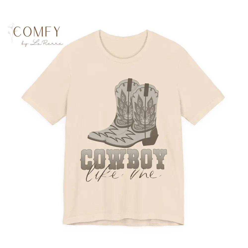 Cowboy Like Me-Inspired Western Tee • Moody Country Aesthetic Shirt • Unisex Jersey Short Sleeve T-Shirt (XS–4XL) Soft