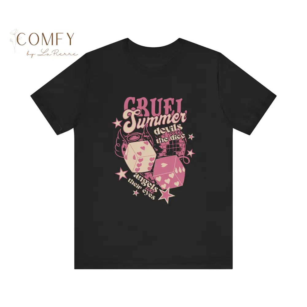 Cruel Summer Aesthetic Tee • Soft Pastel Graphic Shirt • Unisex Jersey T-Shirt (S–3XL) T-Shirt