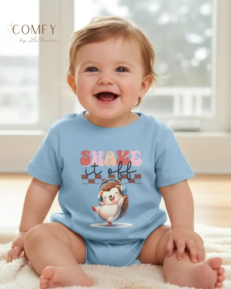 Swiftie baby gift - Shake it Off - Baby Tee (6mo-24 mo.) Light Blue / 6M Kids clothes