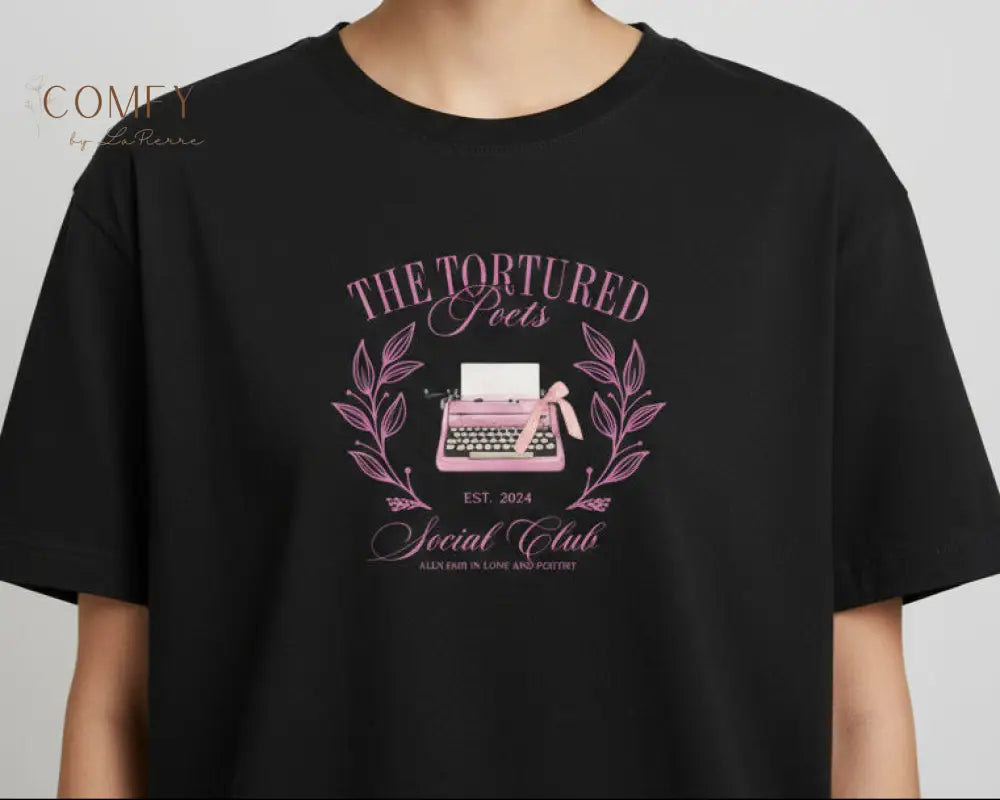 Emotional Poets Era Tee • Soft Aesthetic TTPD-Inspired Shirt • Unisex Jersey Short Sleeve T-Shirt Black / XS T-Shirt