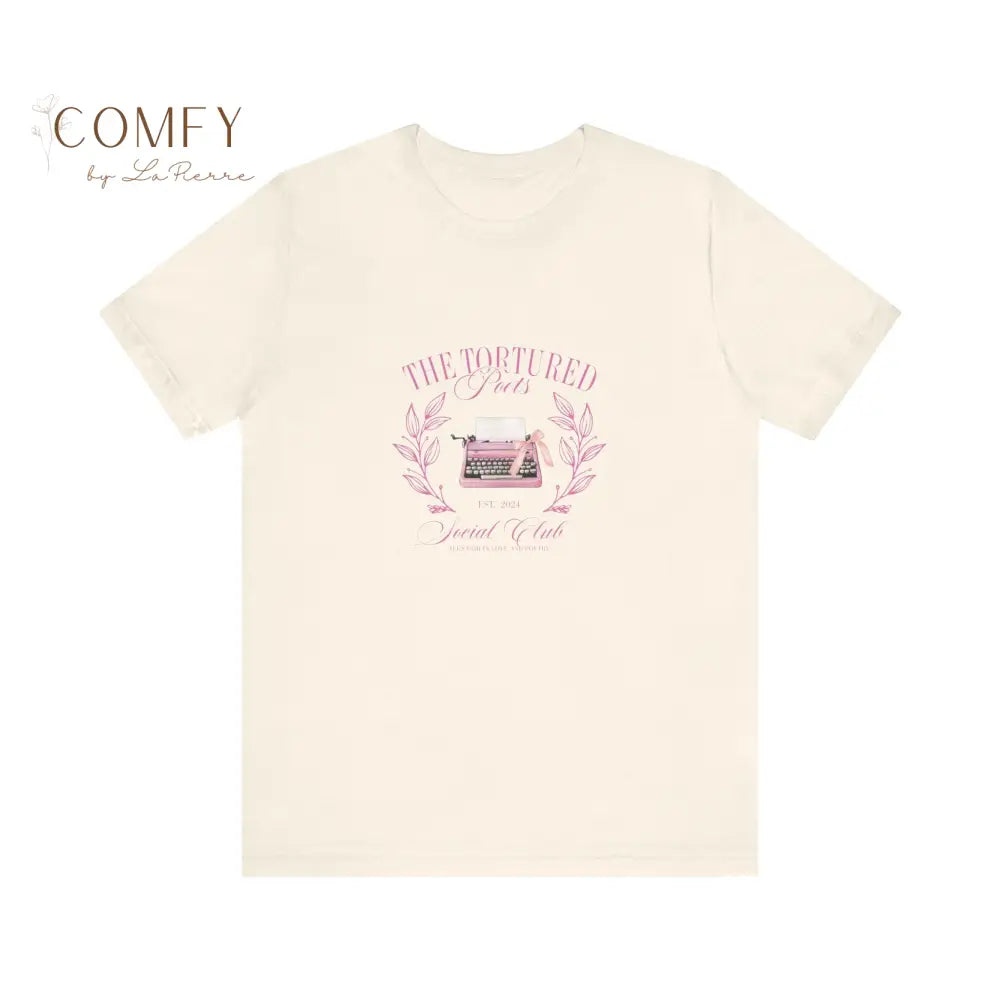 Emotional Poets Era Tee • Soft Aesthetic TTPD-Inspired Shirt • Unisex Jersey Short Sleeve T-Shirt Natural / S T-Shirt