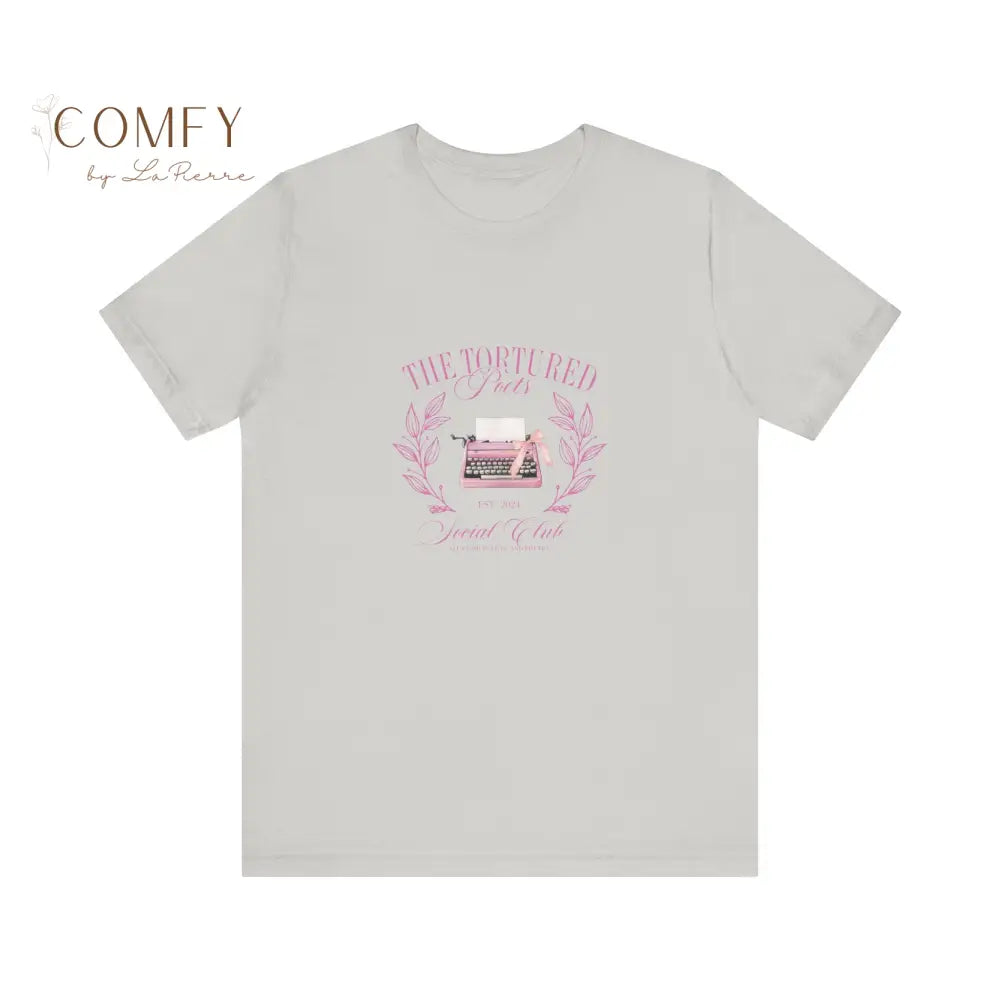 Emotional Poets Era Tee • Soft Aesthetic TTPD-Inspired Shirt • Unisex Jersey Short Sleeve T-Shirt Silver / S T-Shirt