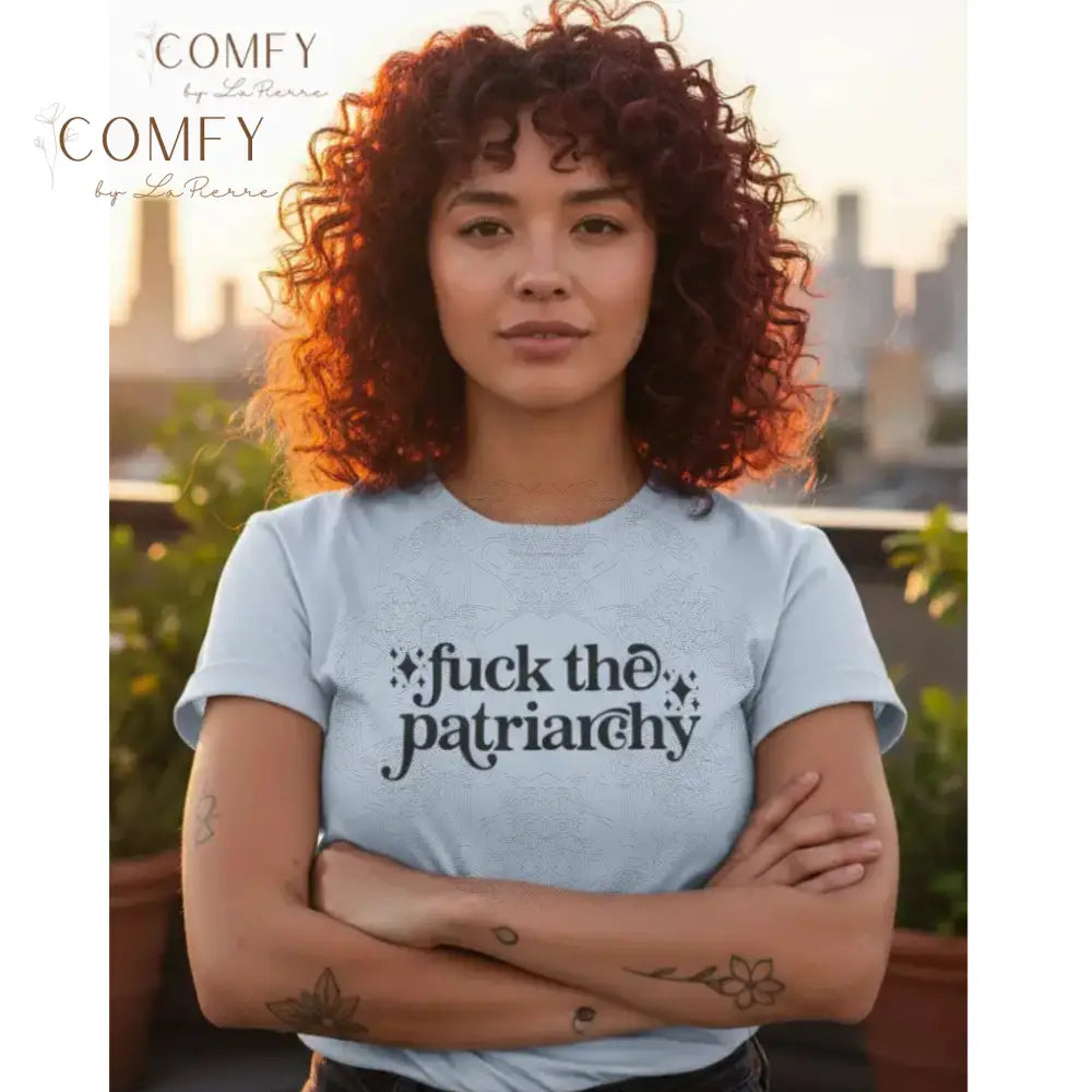 “F*ck the Patriarchy” Feminist Graphic Tee • Bold Women’s Rights Protest Shirt • Unisex Jersey Short Sleeve T-Shirt
