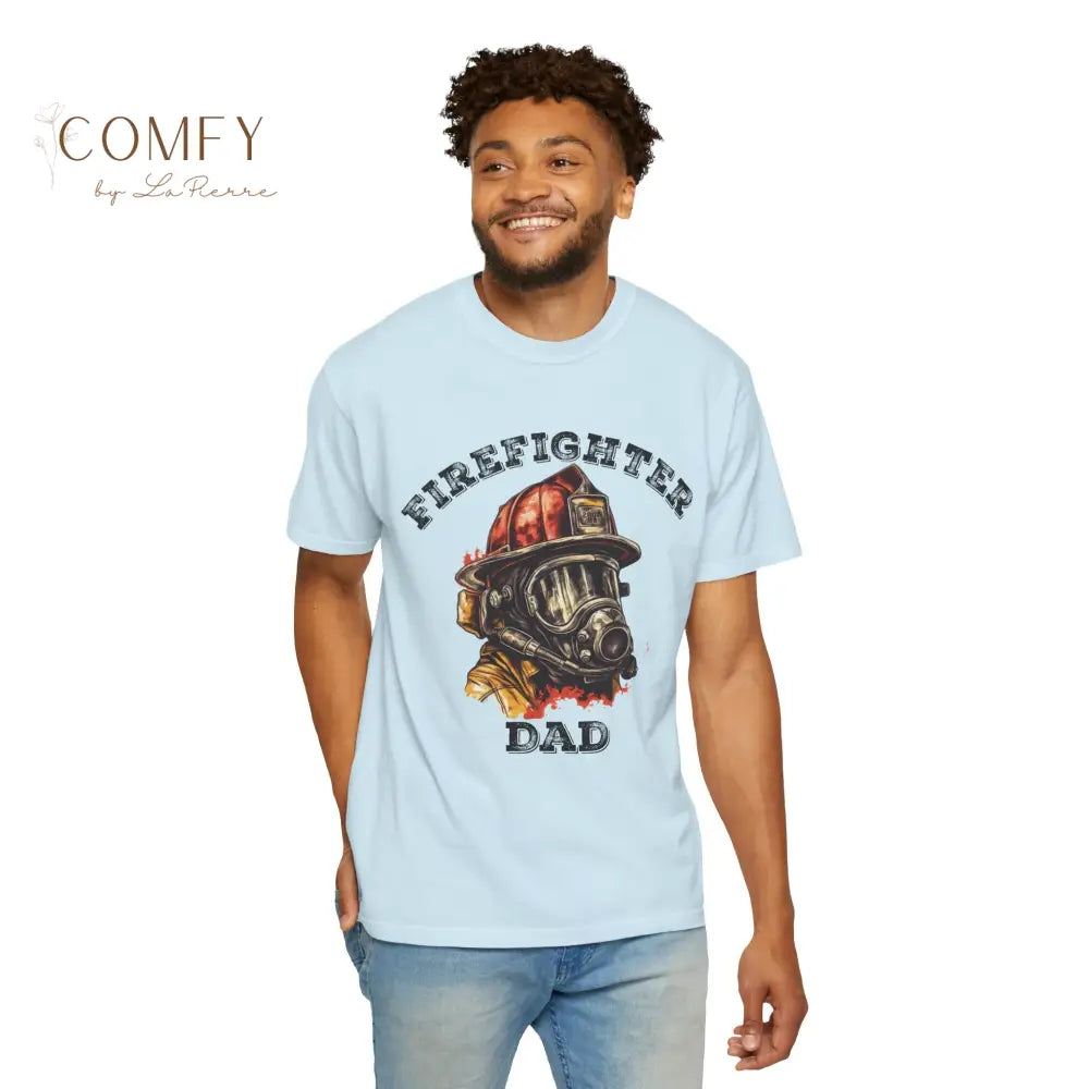 Firefighter Dad shirt - Unisex Garment-Dyed T-shirt (S-4XL) T-Shirt