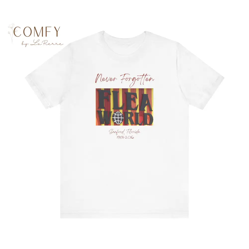 Flea World Sanford Florida Unisex Jersey Short Sleeve Tee (XS-5XL) White / XS T-Shirt