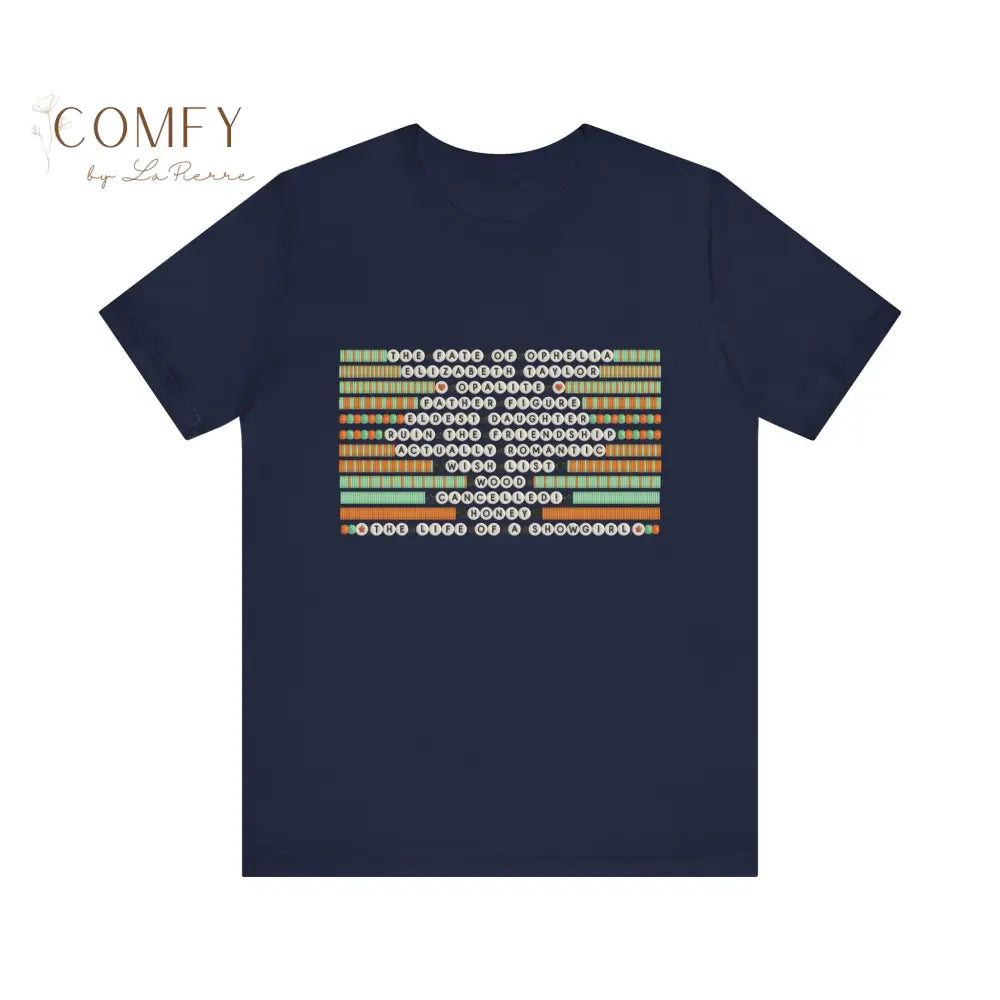 Friendship Bracelets Songs Graphic Tee • Colorful Music Lover T-Shirt • Retro Beaded Bracelet Aesthetic • Unisex Tee