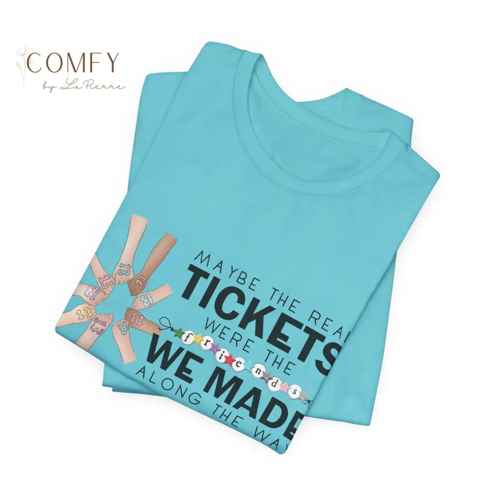 Friendship Swifties Tee • Cute Bestie Fan Shirt • TS-Inspired Gift for Friends • Unisex Jersey Short Sleeve T-Shirt