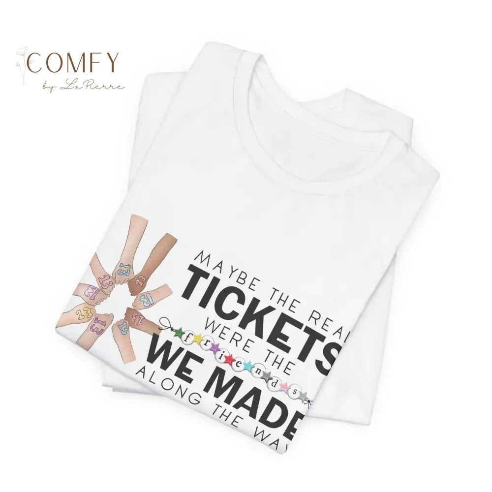 Friendship Swifties Tee • Cute Bestie Fan Shirt • TS-Inspired Gift for Friends • Unisex Jersey Short Sleeve T-Shirt