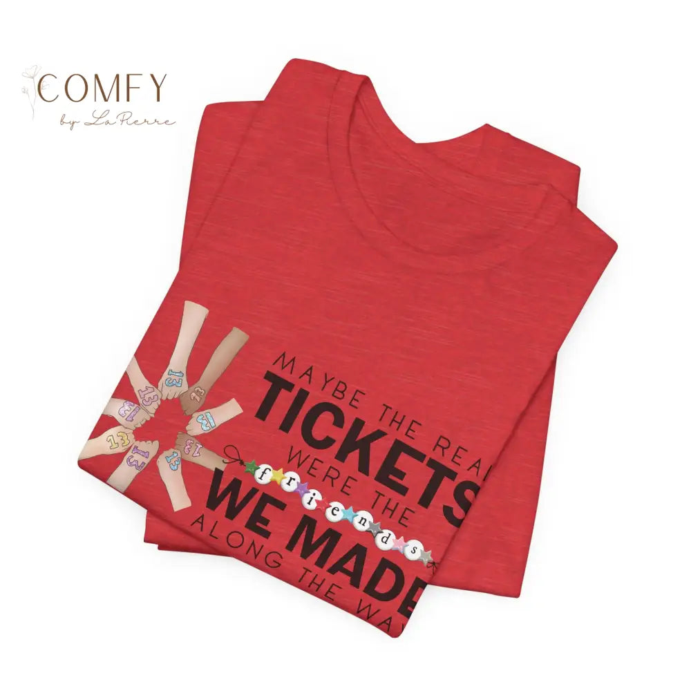 Friendship Swifties Tee • Cute Bestie Fan Shirt • TS-Inspired Gift for Friends • Unisex Jersey Short Sleeve T-Shirt