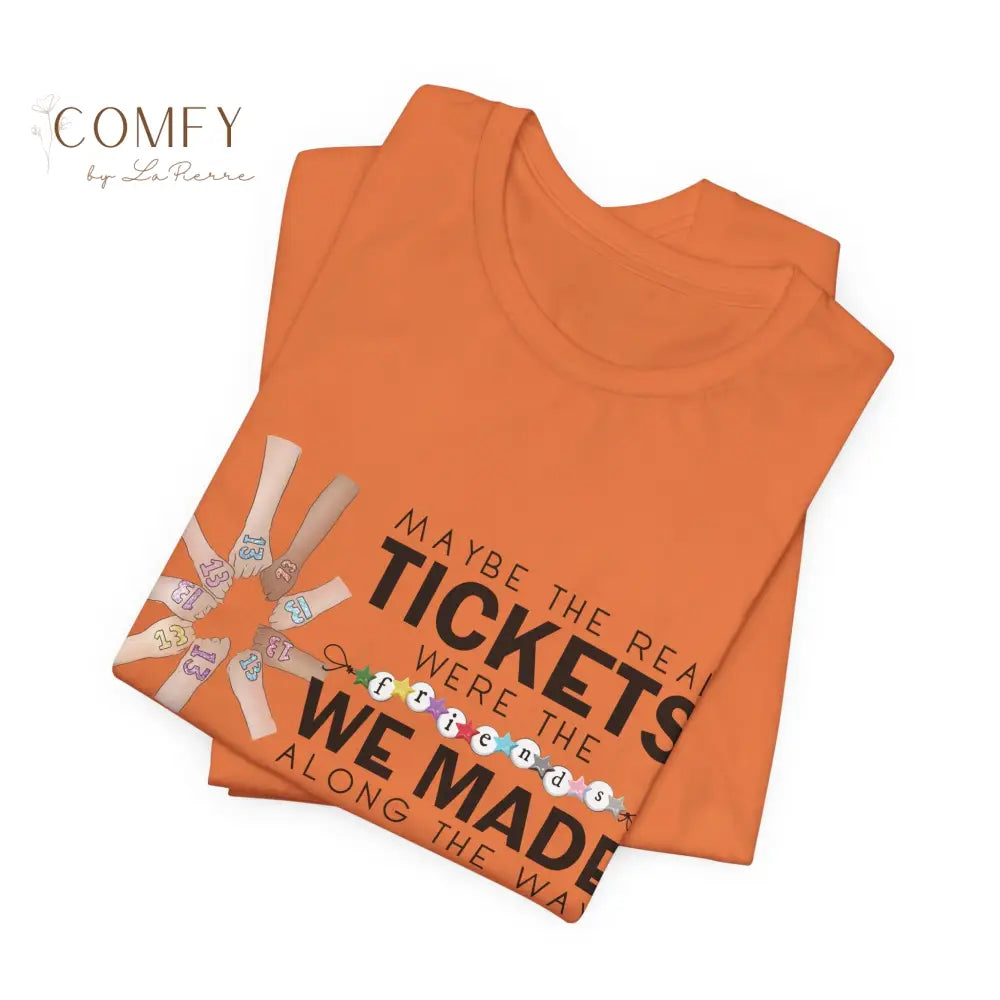 Friendship Swifties Tee • Cute Bestie Fan Shirt • TS-Inspired Gift for Friends • Unisex Jersey Short Sleeve T-Shirt