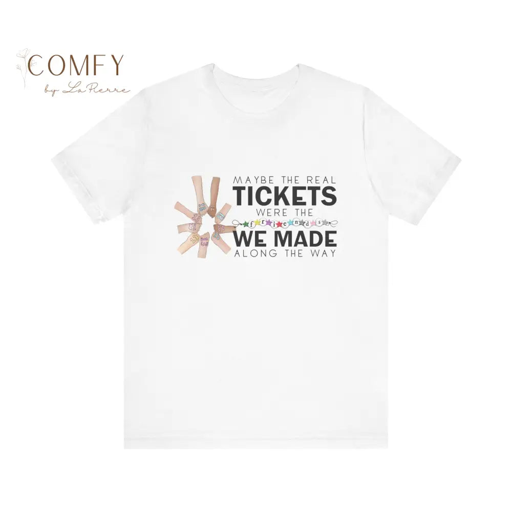 Friendship Swifties Tee • Cute Bestie Fan Shirt • TS-Inspired Gift for Friends • Unisex Jersey Short Sleeve T-Shirt