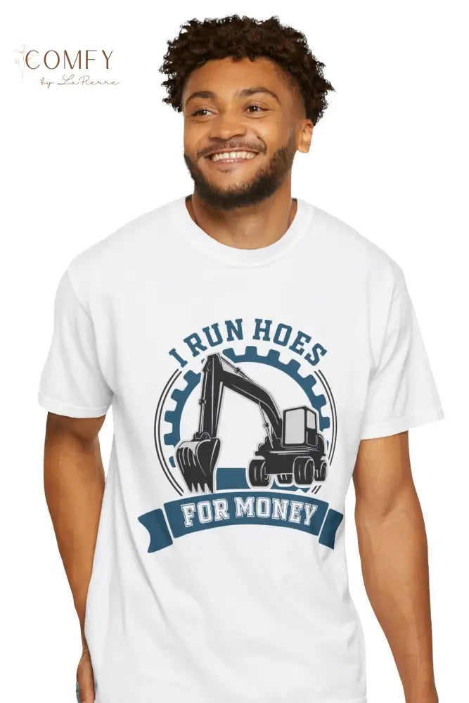 Funny Backhoe Operator shirt - Unisex Garment-Dyed T-shirt (S-4XL) T-Shirt
