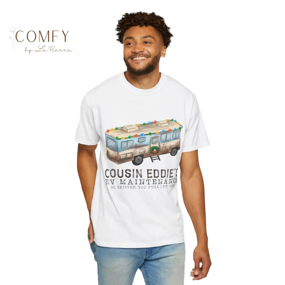 Funny Holiday RV Maintenance Shirt • Festive Camper Mechanic Humor Tee • Christmas RV Service Graphic T-Shirt • Unisex