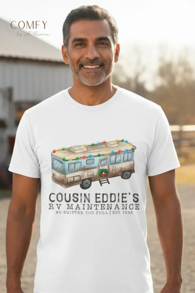Funny Holiday RV Maintenance Shirt • Festive Camper Mechanic Humor Tee • Christmas RV Service Graphic T-Shirt • Unisex