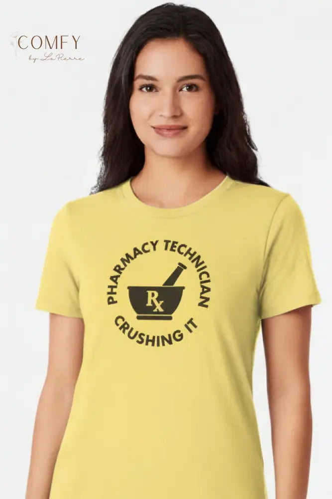 Funny Pharmacy Technician Crushing It shirt - Unisex Jersey Short Sleeve Tee (XS-5XL) T-Shirt