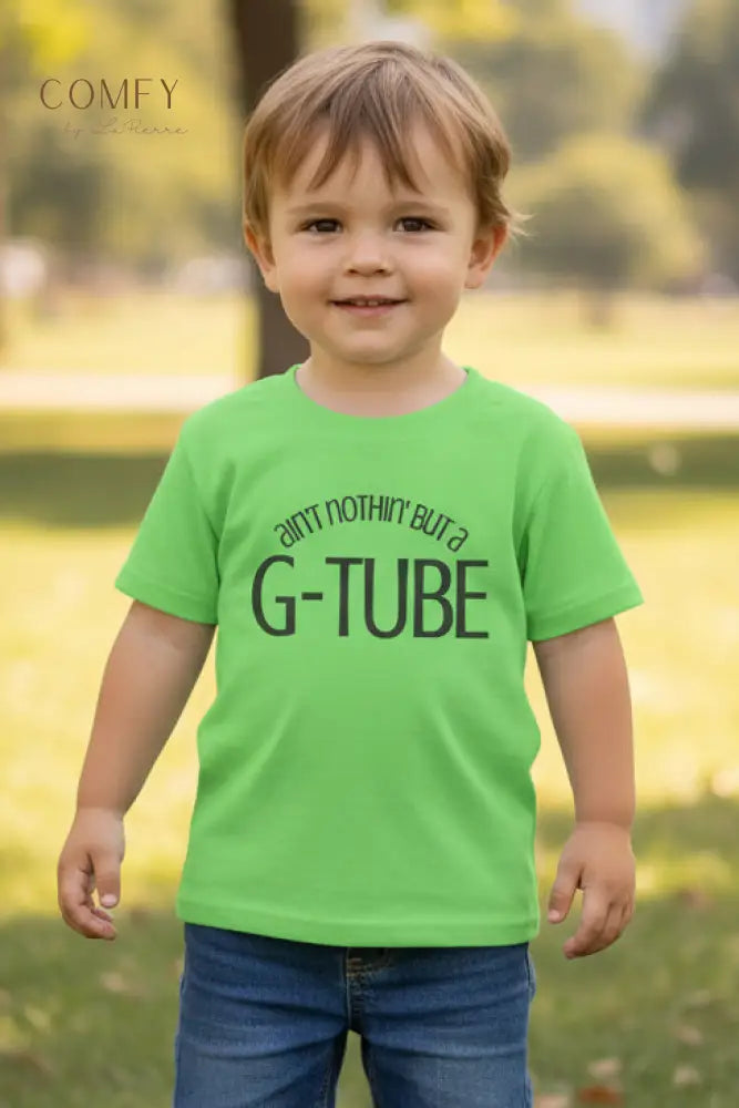 G-Tube Life Toddler Shirt • Feeding Tube Awareness Tee for Kids • Cute Medical Humor T-Shirt • Toddler Jersey Tee 2T–6T