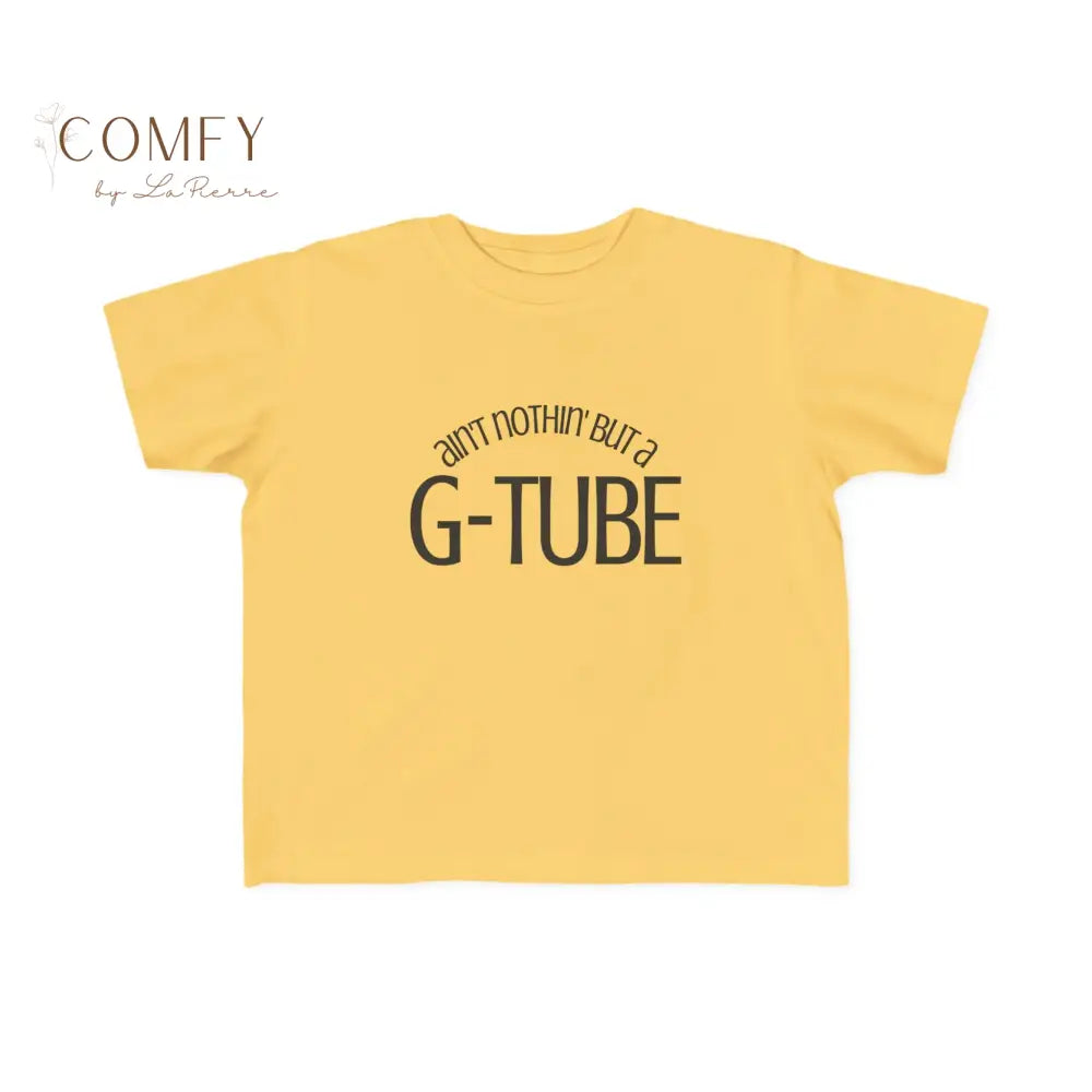 G-Tube Life Toddler Shirt • Feeding Tube Awareness Tee for Kids • Cute Medical Humor T-Shirt • Toddler Jersey Tee 2T–6T