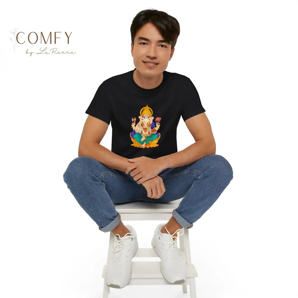 India Ganesha Ganesh Bhagwan elephant God t-shirt - Unisex Ultra Cotton Tee (S-5XL) T-Shirt