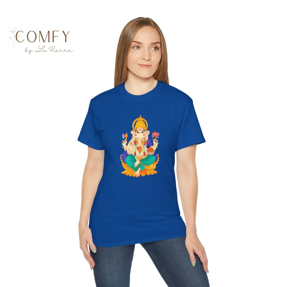 India Ganesha Ganesh Bhagwan elephant God t-shirt - Unisex Ultra Cotton Tee (S-5XL) T-Shirt