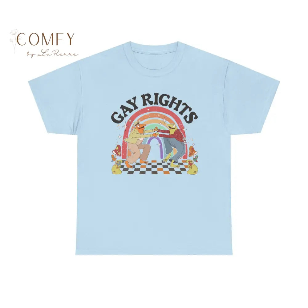 Gay Rights Dancing Frogs Shirt • Funny LGBTQ+ Pride Frog Graphic Tee • Unisex Cotton T-Shirt (XS–5XL) T-Shirt