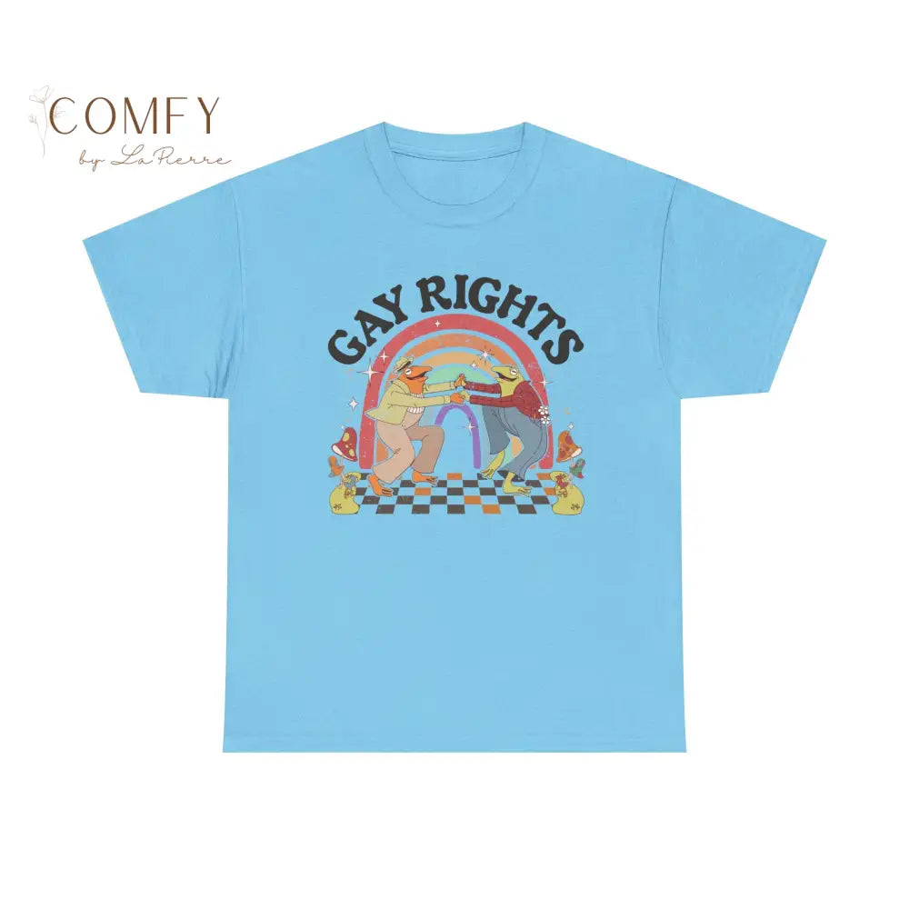 Gay Rights Dancing Frogs Shirt • Funny LGBTQ+ Pride Frog Graphic Tee • Unisex Cotton T-Shirt (XS–5XL) T-Shirt
