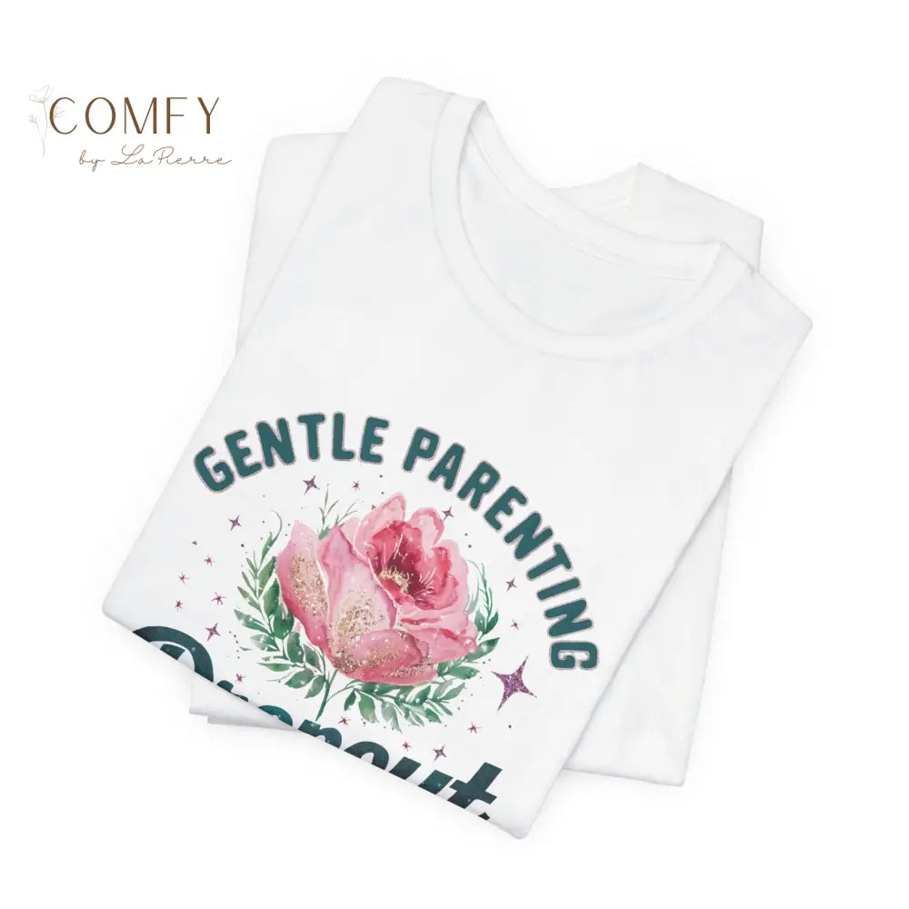 Gentle Parenting Dropout Shirt • Established This Morning Tee • Funny Mom Life T-Shirt • Parenting Humor Graphic Tee