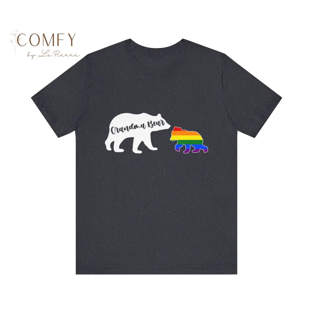 Grandma Bear Pride Shirt • LGBTQ+ Rainbow Grandma Tee • Unisex Jersey Short Sleeve T-Shirt (XS–5XL) T-Shirt