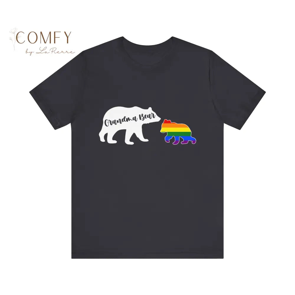 Grandma Bear Pride Shirt • LGBTQ+ Rainbow Grandma Tee • Unisex Jersey Short Sleeve T-Shirt (XS–5XL) T-Shirt